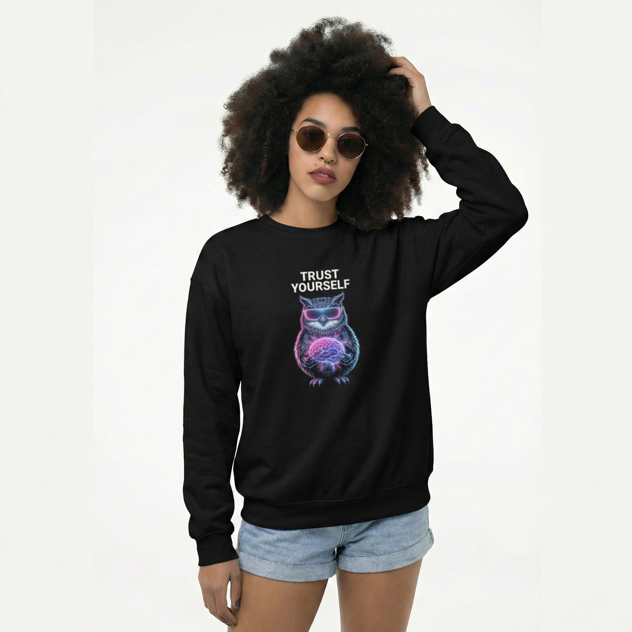 Crew neck sweatshirt